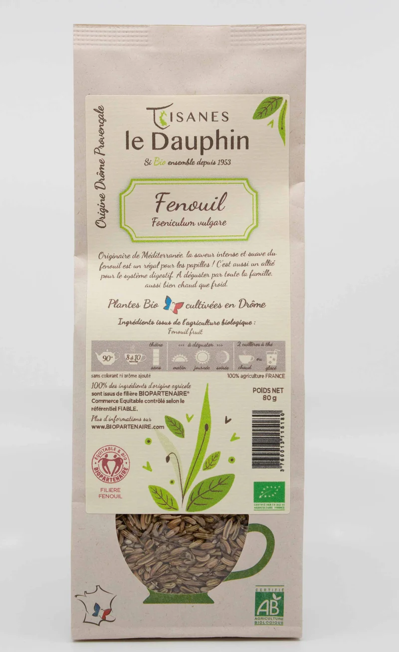 Fenouil Tisanes le Dauphin