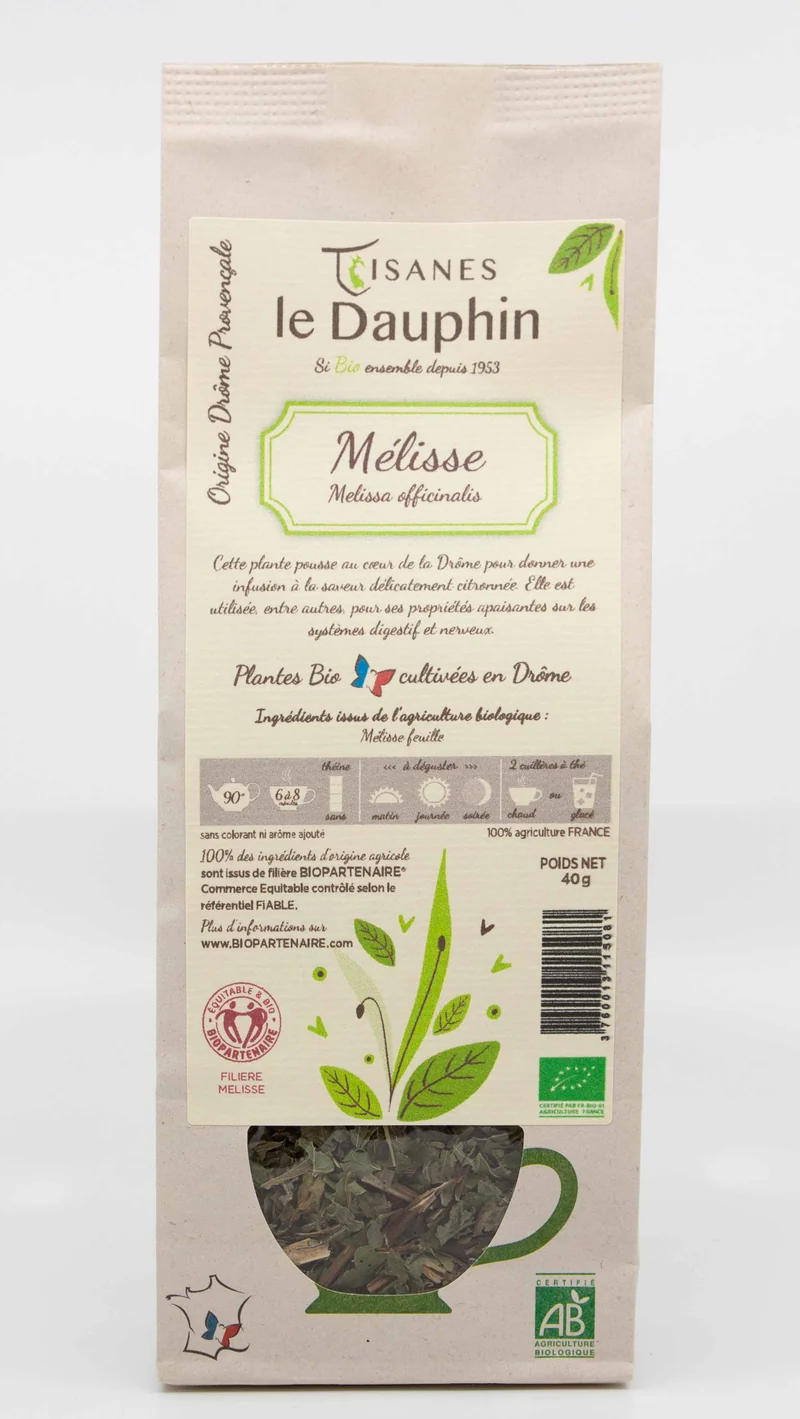 Mélisse Tisanes le Dauphin