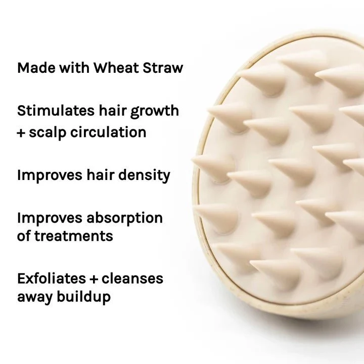 Wheat Straw Scalp Massager