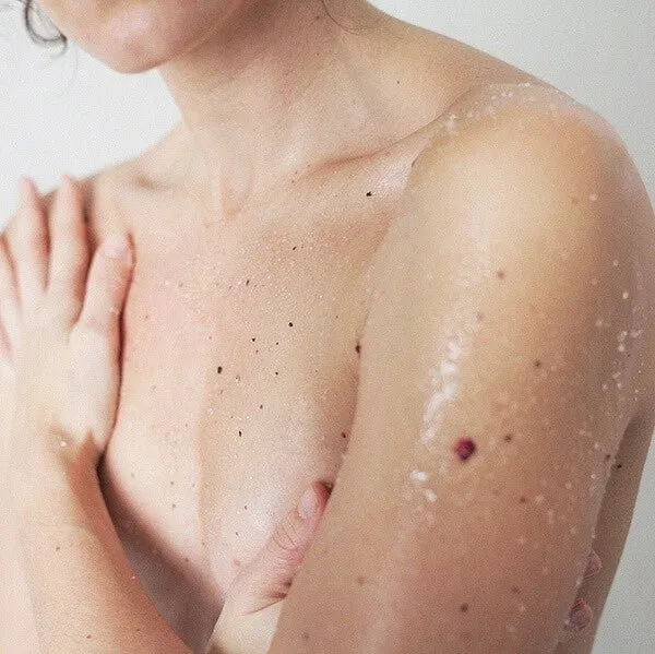 Body Scrub Happiness - Rose Geranium, Orange & Mint 120 ml