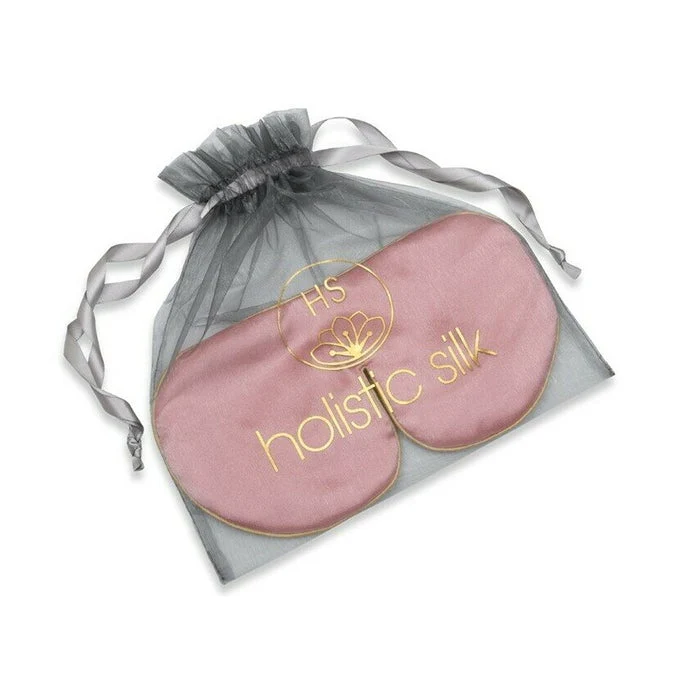 Deluxe Silk Eye Mask One Strap Silver