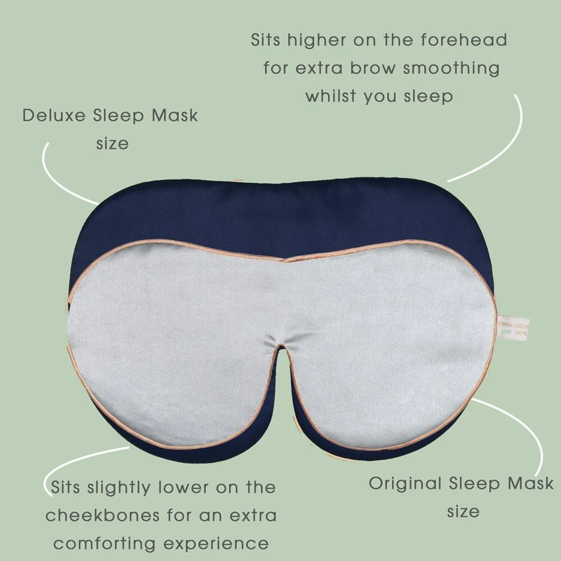 Deluxe Silk Eye Mask One Strap Jade