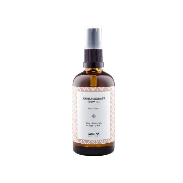 Body Oil Happiness - Rose Geranium, Orange & Mint 100 ml