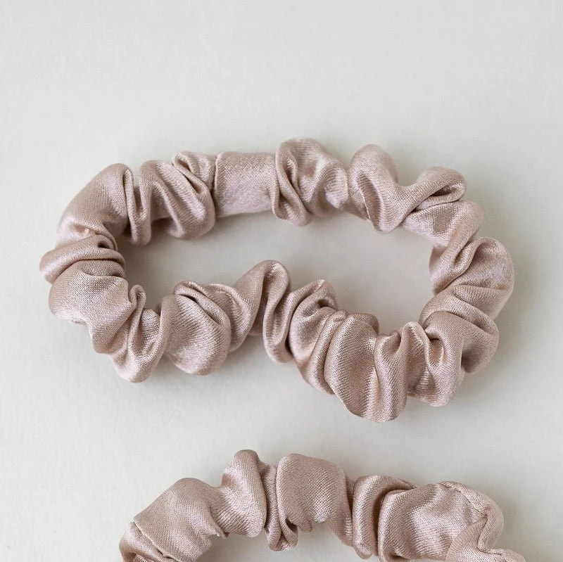 Bundle Mini Scrunchies Silk Sand