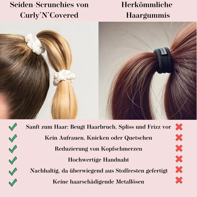 Bundle Mini Scrunchies Silk Rosa