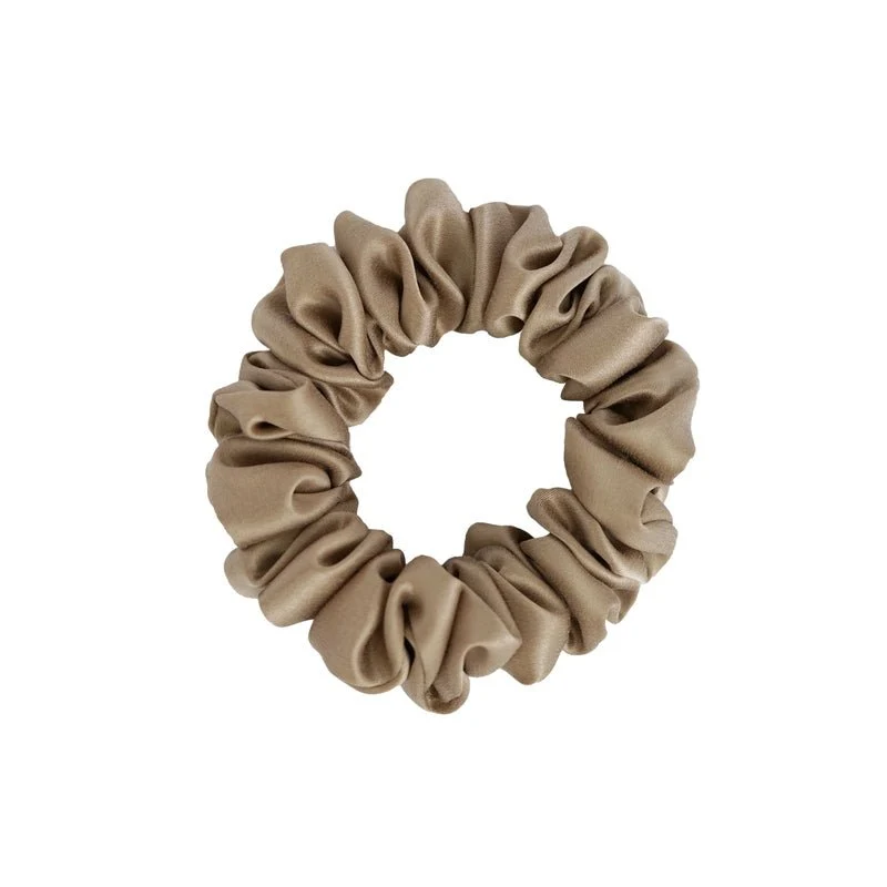 Silk Scrunchie French Beige