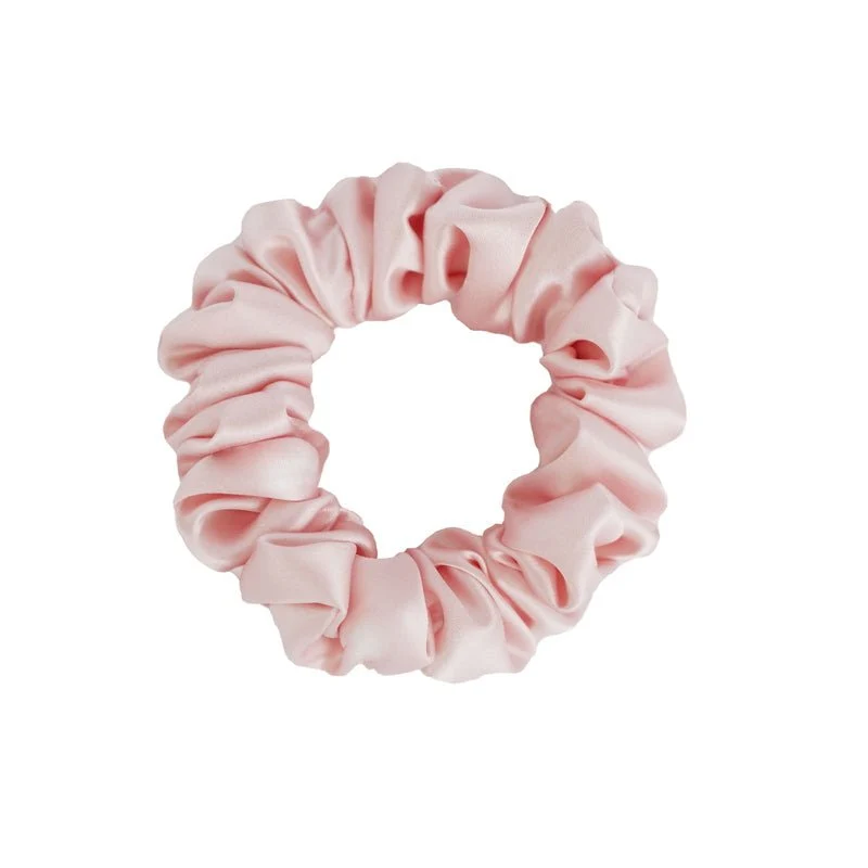 Silk Scrunchie Blush Pink