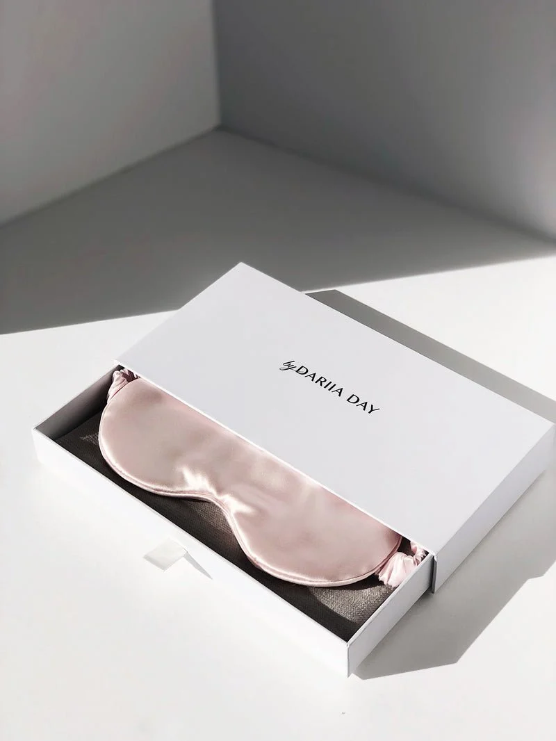 Silk Eye Mask Blush Pink