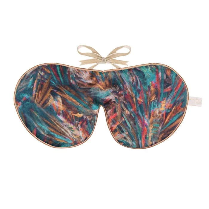 Printed Silk Lavender Eye Mask Saxby Liberty Print