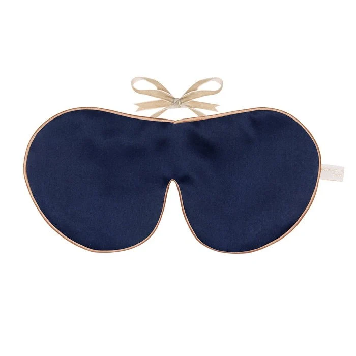 Pure Mulberry Silk Unscented Eye Mask Navy