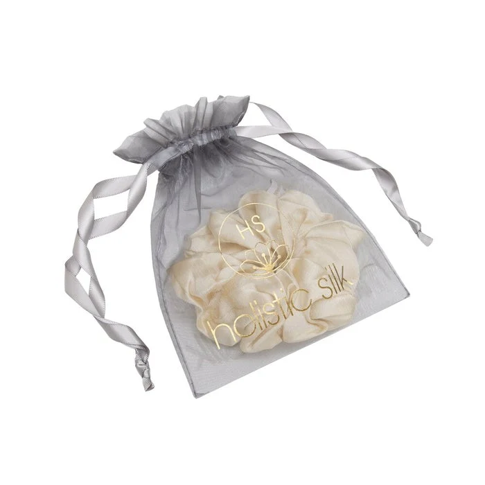 Pure Mulberry Silk Scrunchie Rose
