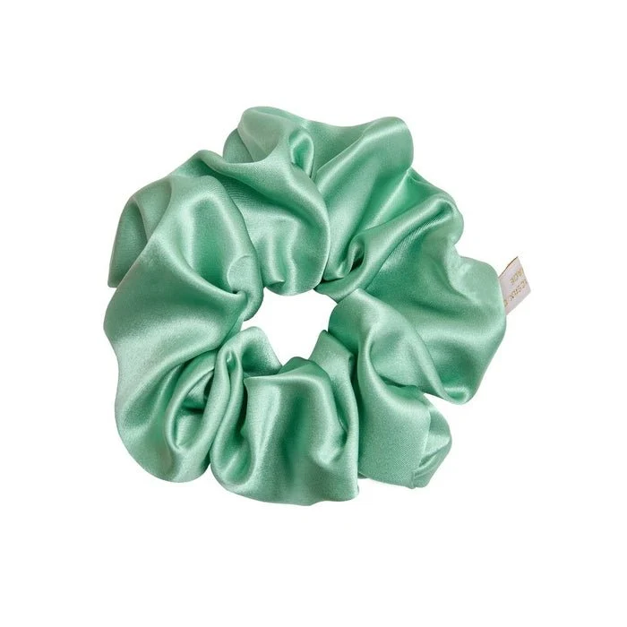 Pure Mulberry Silk Scrunchie Jade