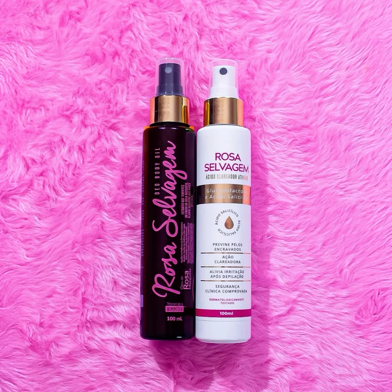 Combo Clareador Rosa Selvagem