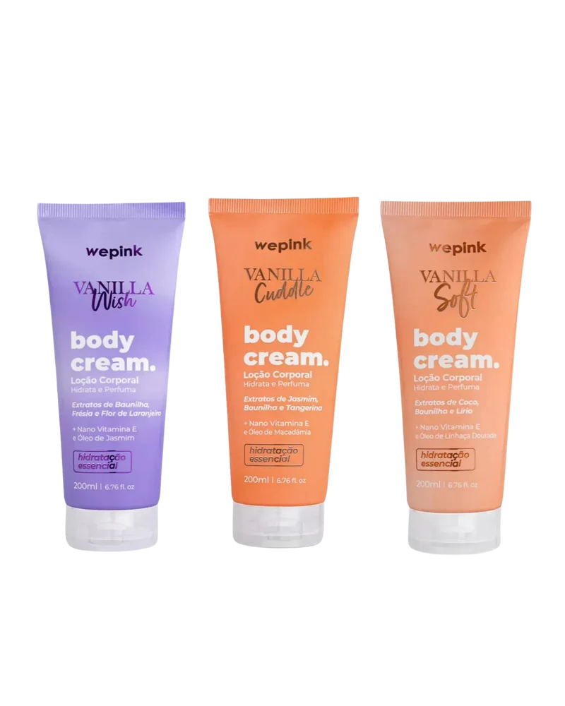 Kit Body Cream Vanilla