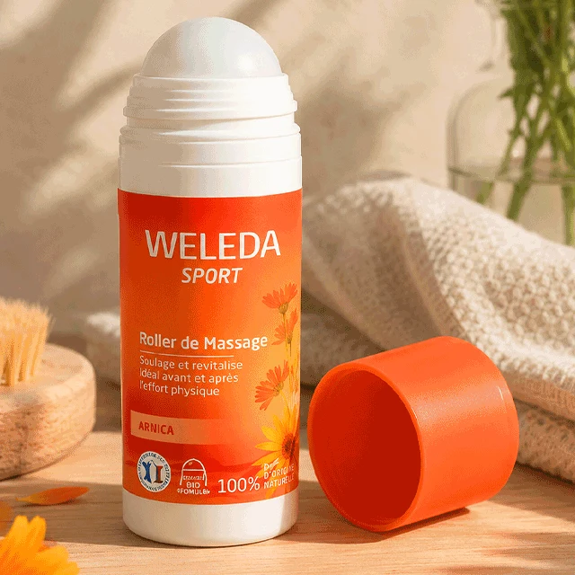 Roller à l’Arnica Massage Après l’Effort