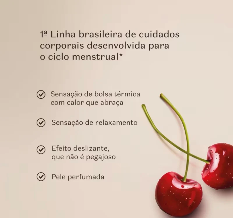 aÓleo Térmico Corporal TPM Cereja de Fases