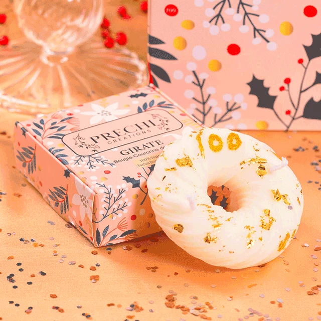Bougie Couronne de Noel 100