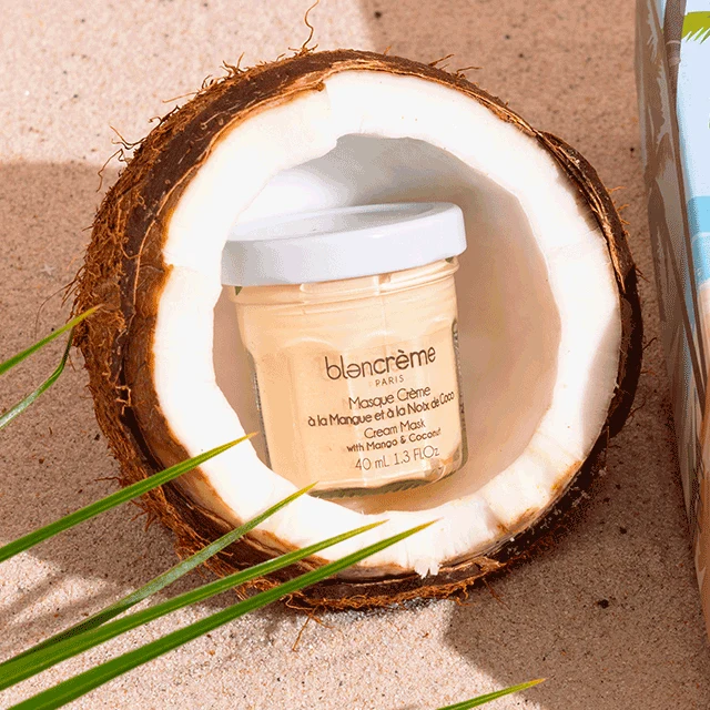 Masque Crème sorbet Mangue & Noix de Coco