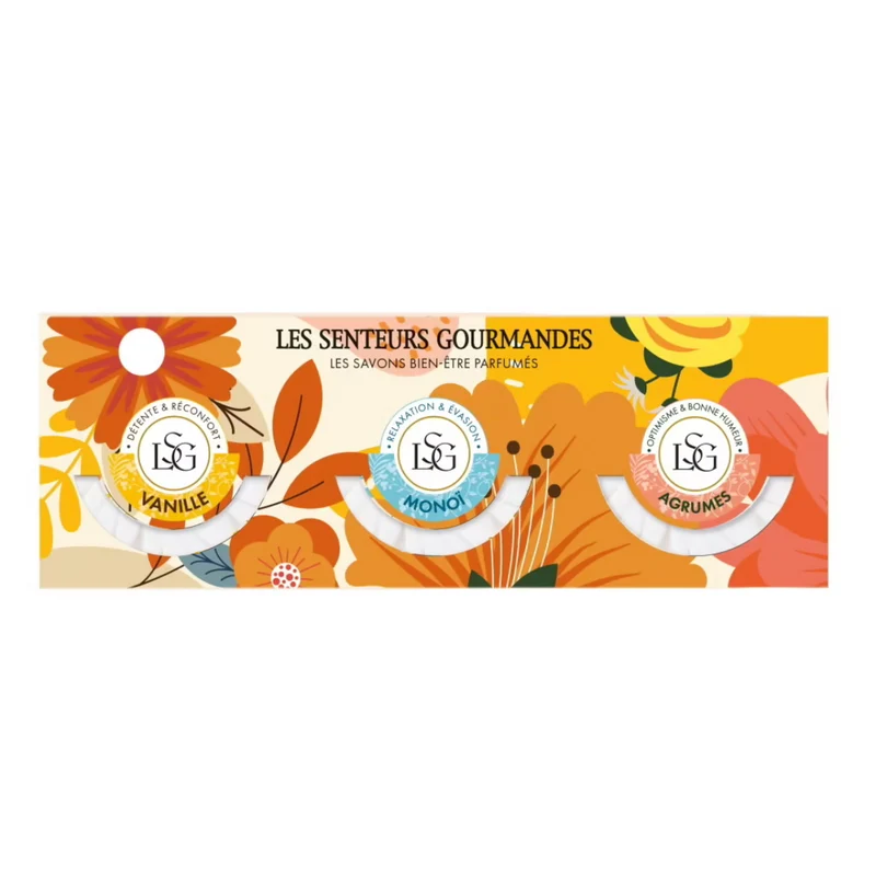 Coffret 3 savons
