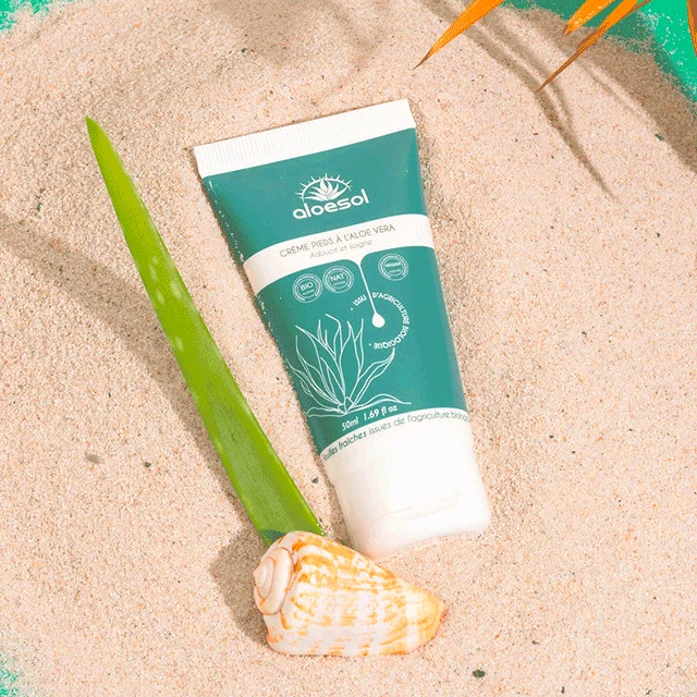 Crème Pieds à l'Aloe Vera Vert