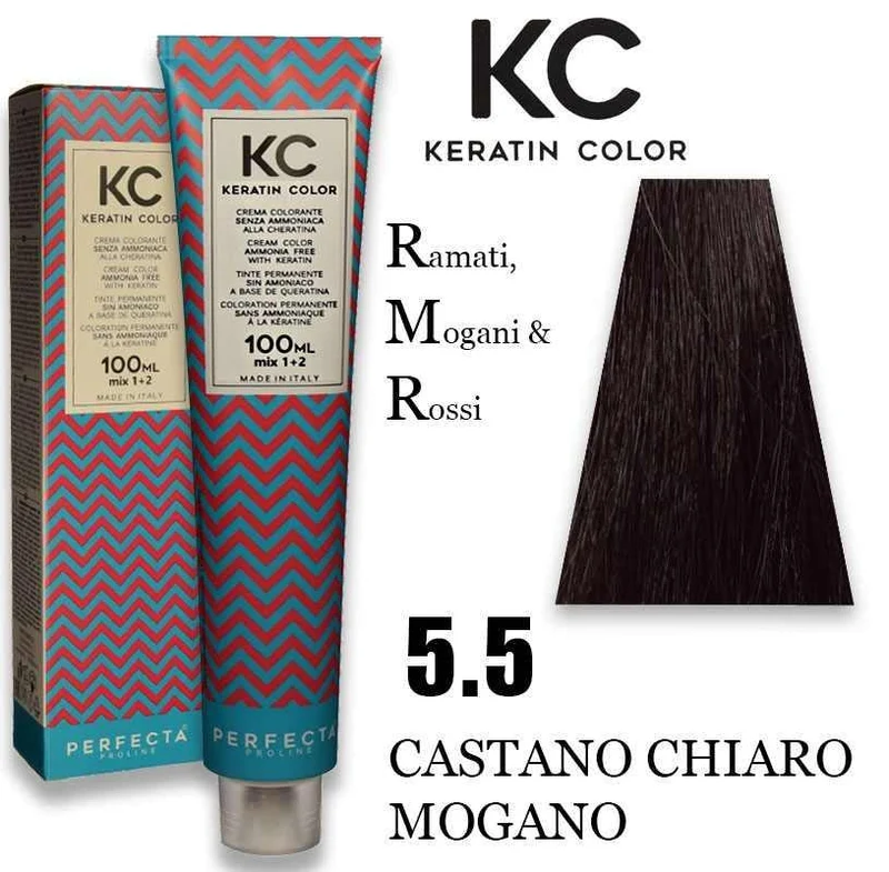 Faipa Professional Crema colorante alla cheratina 5.5 100 ml — Colorazione capelli