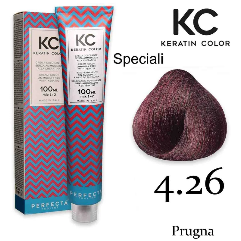 Faipa Professional Crema colorante alla cheratina 4.26 100 ml — Colorazione capelli