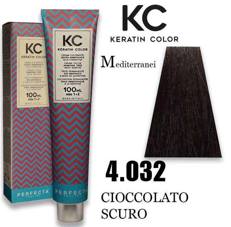 Faipa Professional Crema colorante alla cheratina 4.032 100 ml — Colorazione capelli