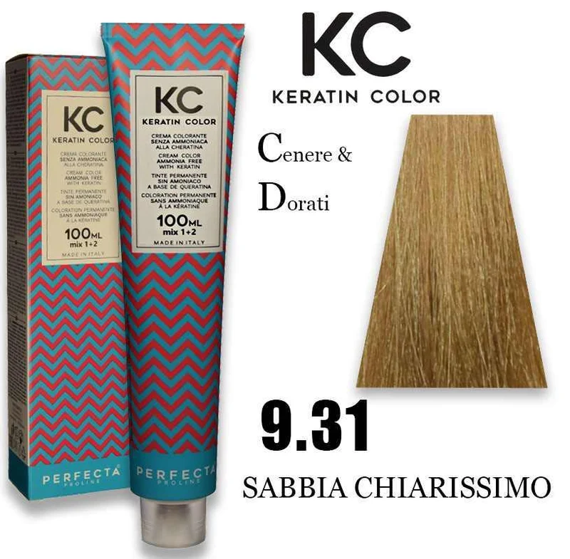 Faipa Professional Crema colorante alla cheratina 9.31 100 ml — Colorazione capelli