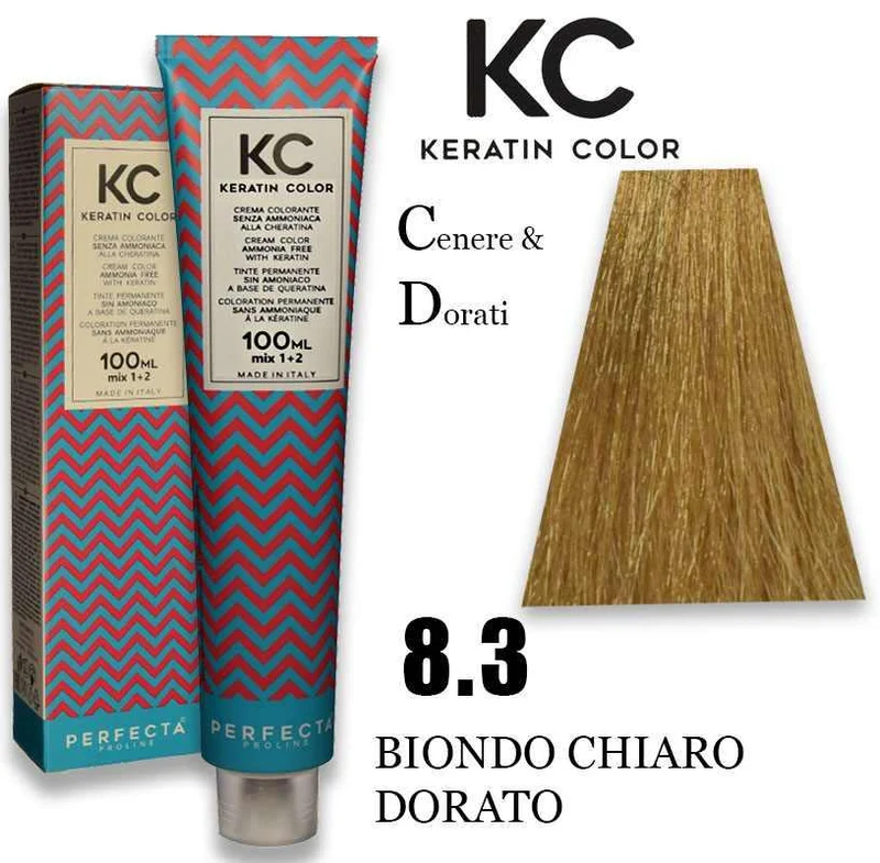 Faipa Professional Crema colorante alla cheratina 8.3 100 ml — Colorazione capelli