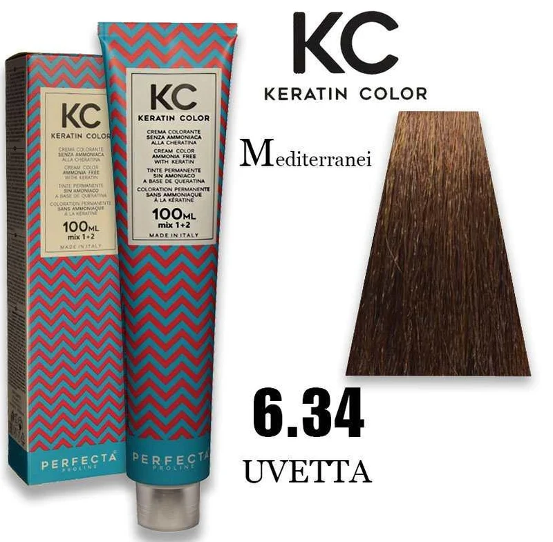 Faipa Professional Crema colorante alla cheratina 6.34 100 ml — Colorazione capelli