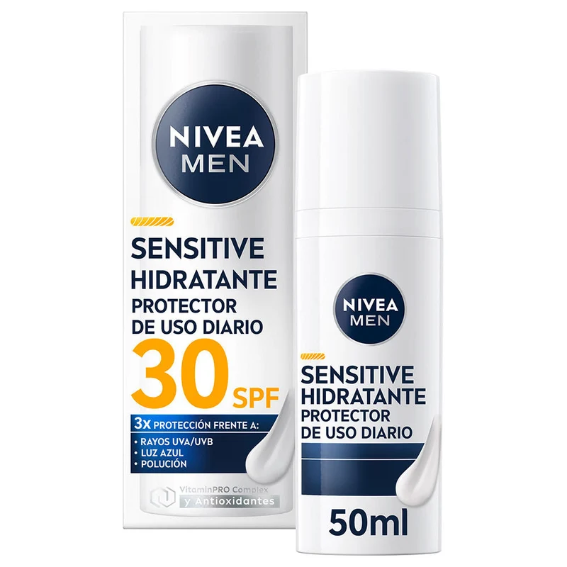 Nivea Uomo Sensibile crema idratante SPF30 50 ml — Crema viso uomo