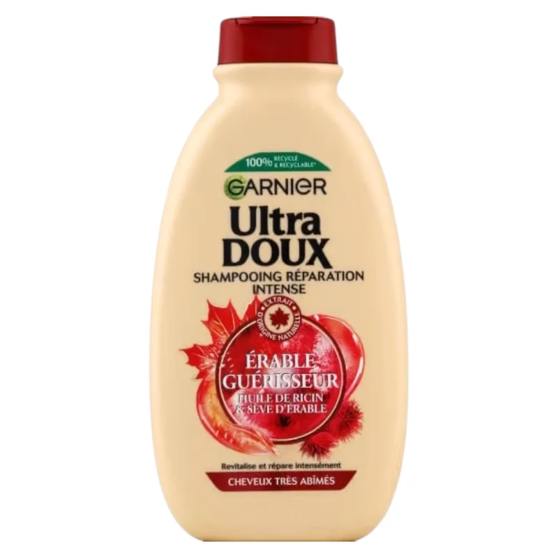 Ultra Doux Shampooing Revitalisant Cheveux Très Abîmés Erable Guérisseur