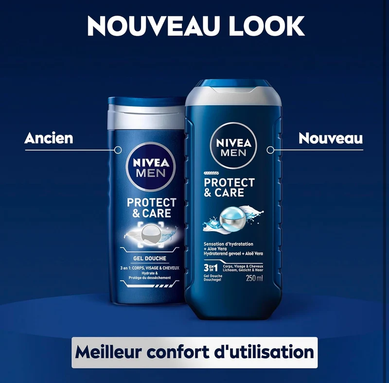 Nivea Douche De Soin Protect & Care Men