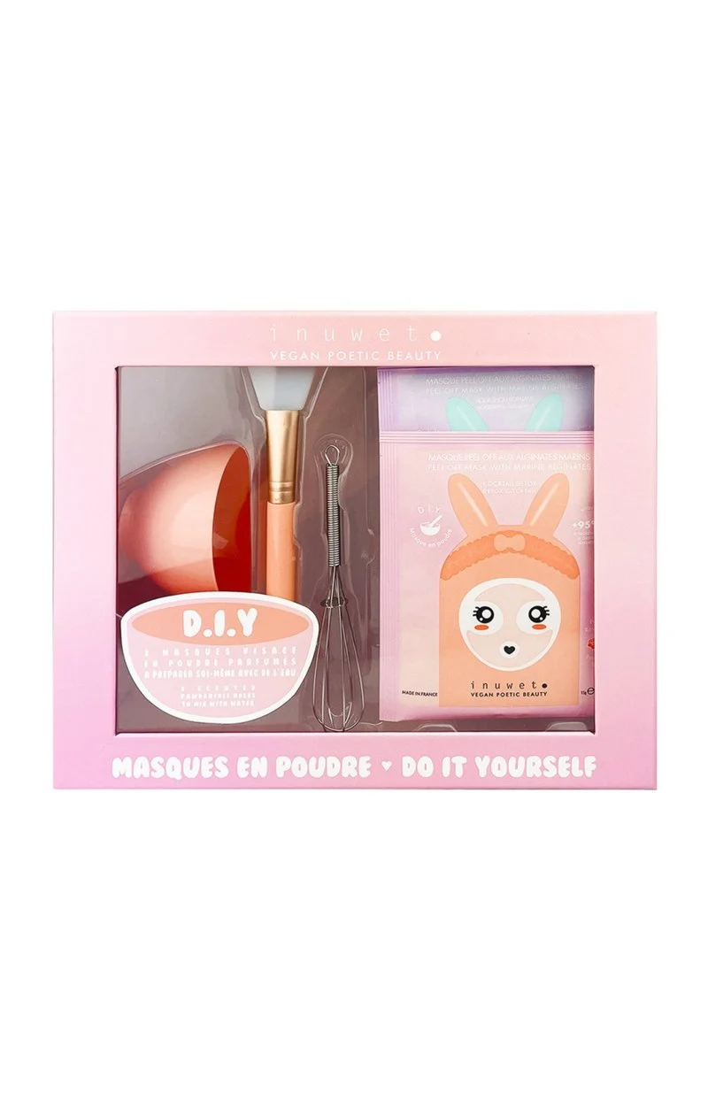 Coffret masques détox & hydratant - DIY - Aloe vera & litchi - Visage