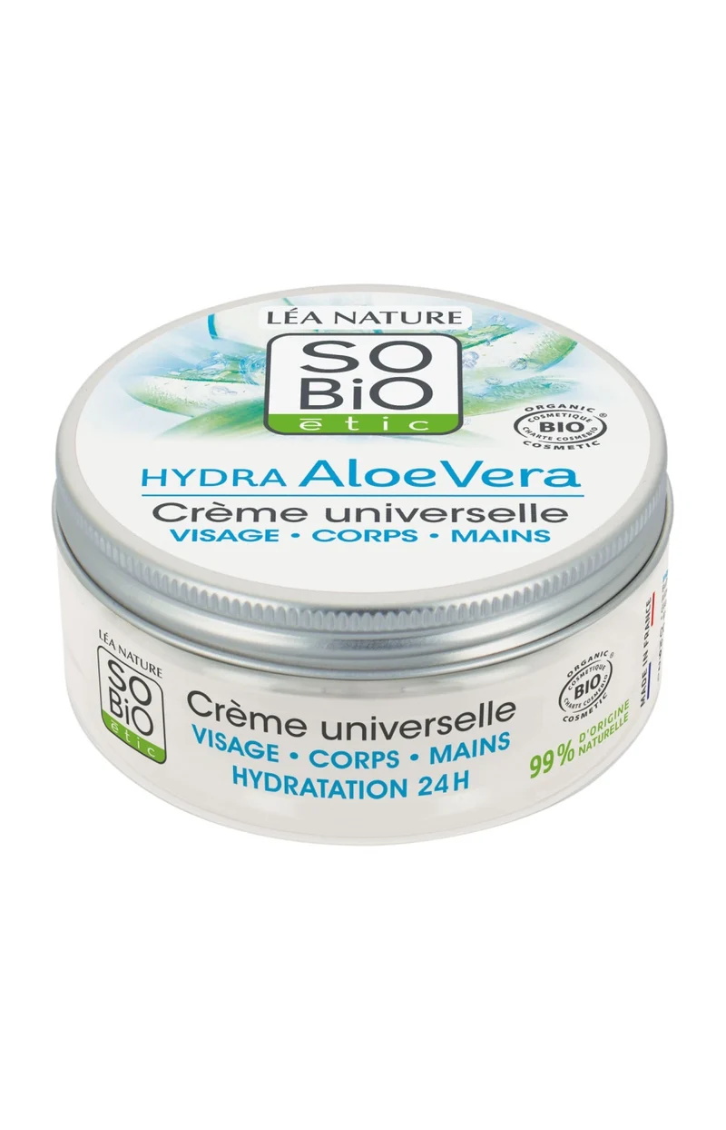 Crème universelle bio - Aloe vera - visage & corps - 200 ml