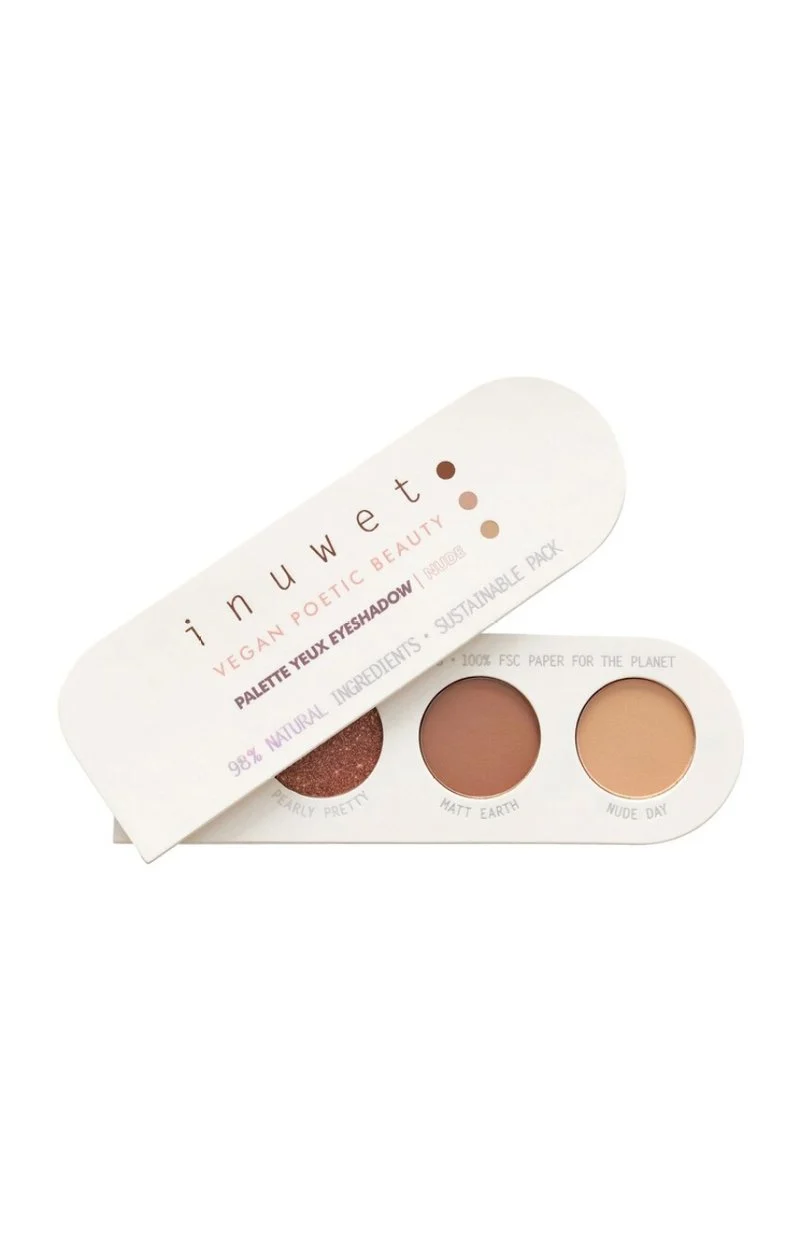 Palette de 3 ombres à paupières - Nude