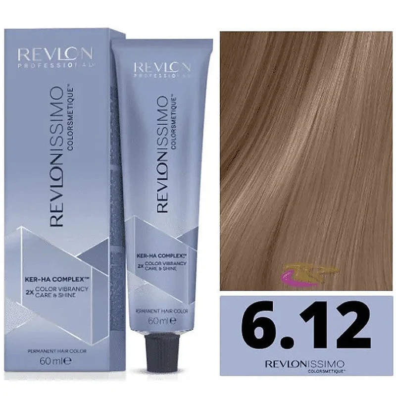 Revlon Revlonissimo Colorsmetique Biondo Scuro Iris Cenere 6,12 60 ml — Colorazione capelli