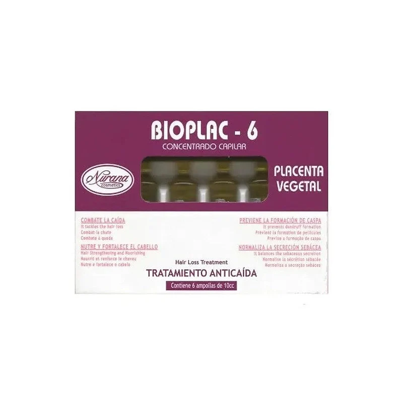 Nurana Bioplac-6 6x10 ml — Fiale anticaduta capelli