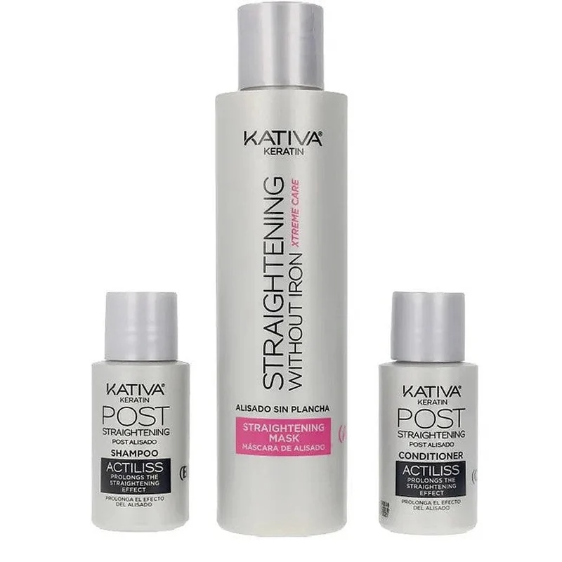 Kativa Keratin Anticrespo Senza Stiratura Xtrem Cura 3 pezzi — Kit trattamento