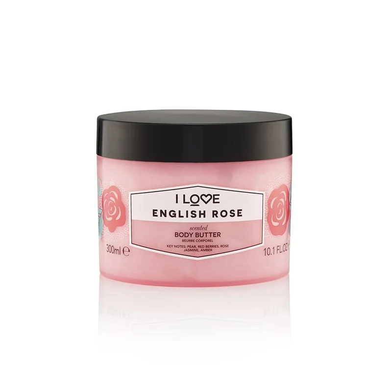 I Love Signature Collection Burro corpo Rosa Inglese 330 ml — Burro corpo