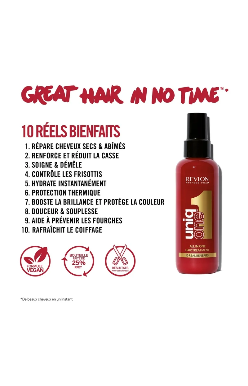 Spray nourrissant 10-en-1 - UniqOne - Cheveux - 150 ml