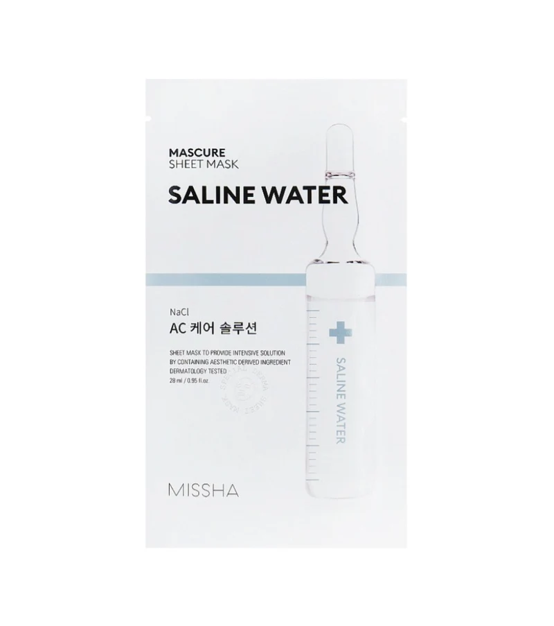 Missha Mascure AC Care Solution Maschera in Tessuto Anti-Acne 28ml — Maschera in tessuto