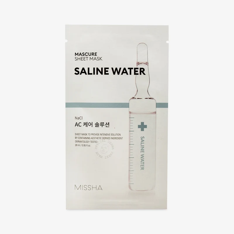 Missha Mascure AC Care Solution Maschera in Tessuto Anti-Acne 28ml — Maschera in tessuto