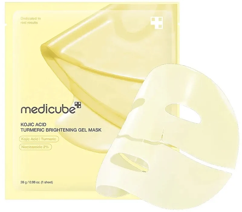 Medicube Acido Kojico Curcuma Gel Maschera Illuminante 28g — Maschera gel
