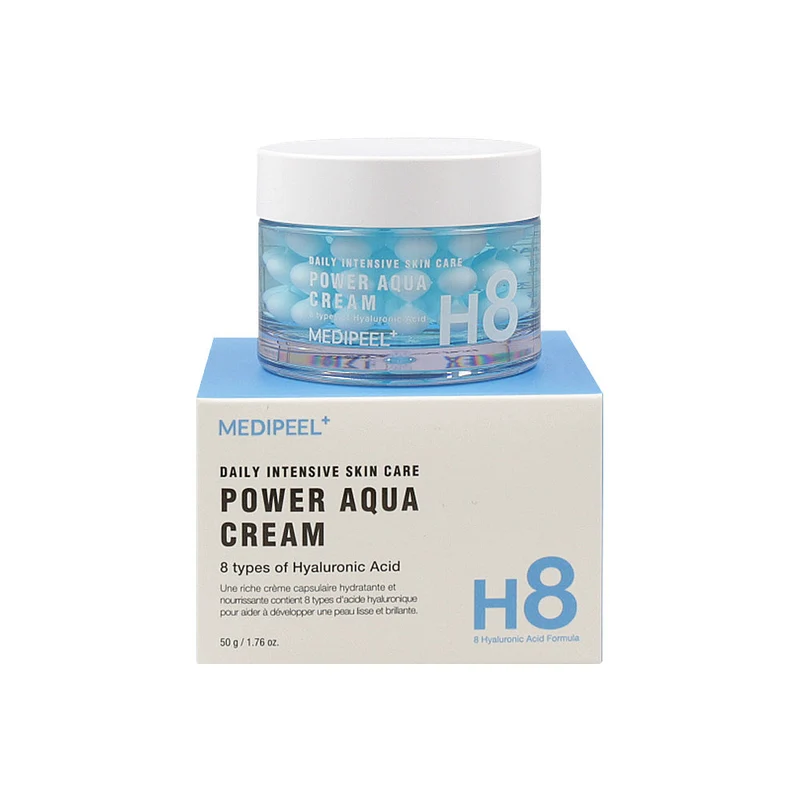 Medi-Peel Power Aqua Crema Idratante Intensiva con Capsule Acido Ialuronico 50ml — Crema