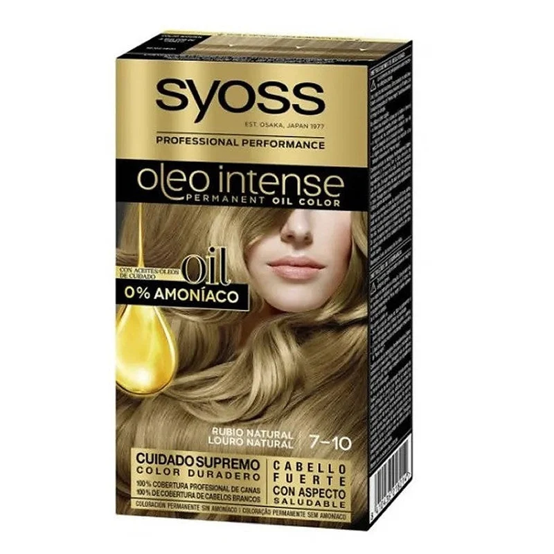 Syoss Oleo Intense Colorazione permanente 7-10 Biondo naturale — Colorazione capelli