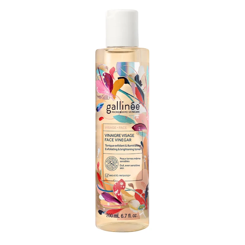 Gallinee Microbiome Skincare Aceto tonico lenitivo illuminante 200 ml — Tonico viso
