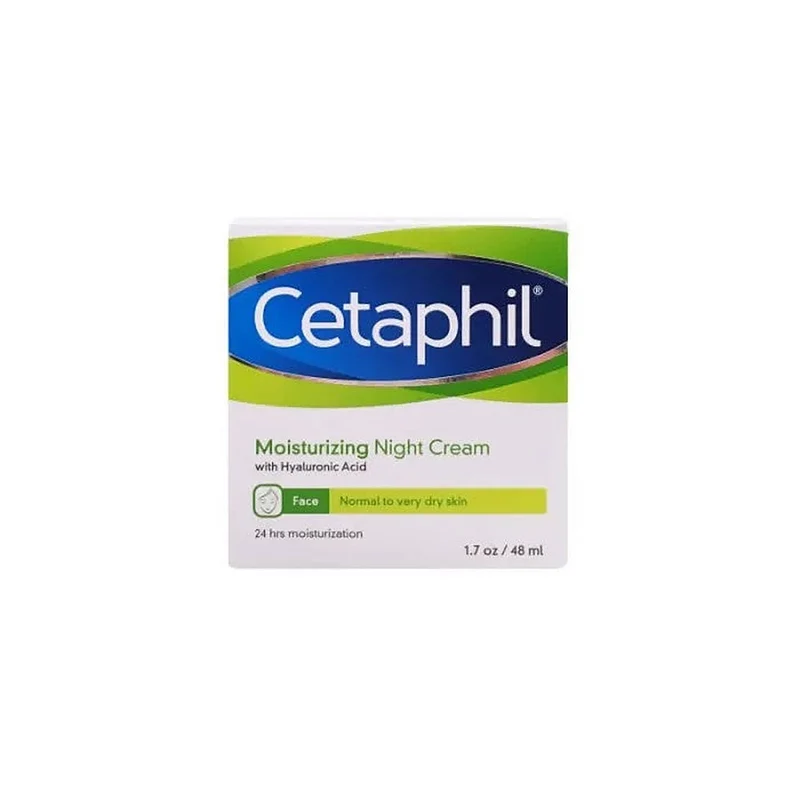 Cetaphil Crema viso idratante notte pelle normale/secca 48 ml — Crema notte viso