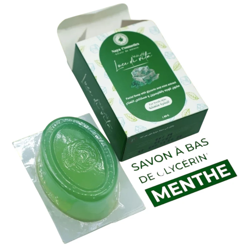 N'Ayant Cosmetics Kuce Li Vita Facial Soap With Glycerin And Mint Extract For All Skin Types