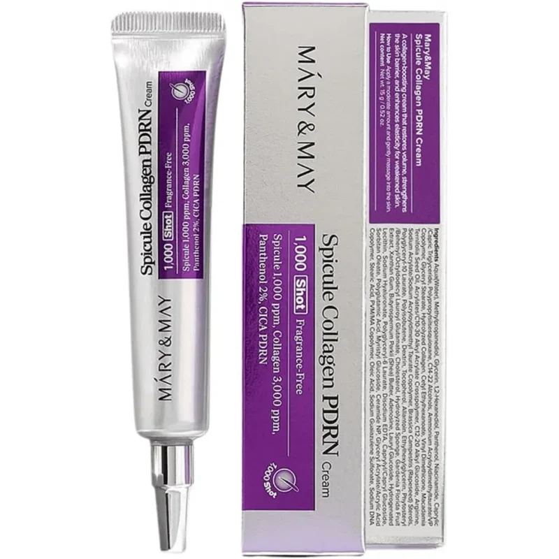 Mary&May Spicule Collagene PDRN Crema Rigenerante Anti-Aging 15g — Crema viso